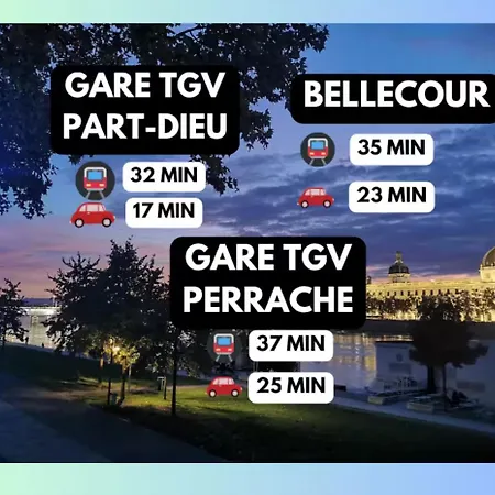 Apartment Cocon Lyonnais Avec Parking Proche Eurexpo & Groupama Stadium *